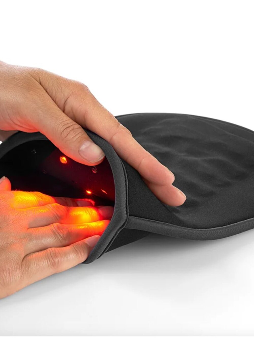 LED Infrared Red Light Hand Pain Relief Mitten (SHARPER IMAGE)